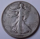 1938-D 50c Walking Liberty Half Dollar VF