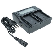 Caricabatterie per Panasonic AG-DVX100AP AG-DVX100AE 8.4/12.6/16.8V Dual