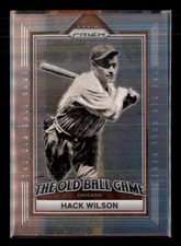 2023 Panini Prizm #OBG16 Hack Wilson The Old Ball Game The BallCap Exec