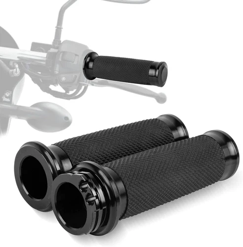 1" Inch Motorcycle Handle Bar Hand Grips For Harley Honda Yamaha Kawasaki Jkzoab