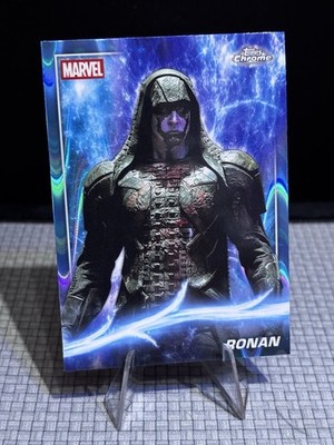 Ronan 2025 Topps Chrome Marvel Studios SkyBlue Raywave #46 Lee Pace