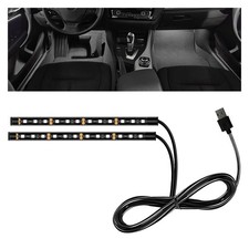 Rdxcv Car Led Strip Light 12v 24 Leds Rgb Under Dash Usb Port White Rdxcv Car Led Strip Light 12v 24 Leds Rgb Under Dash Usb Port White