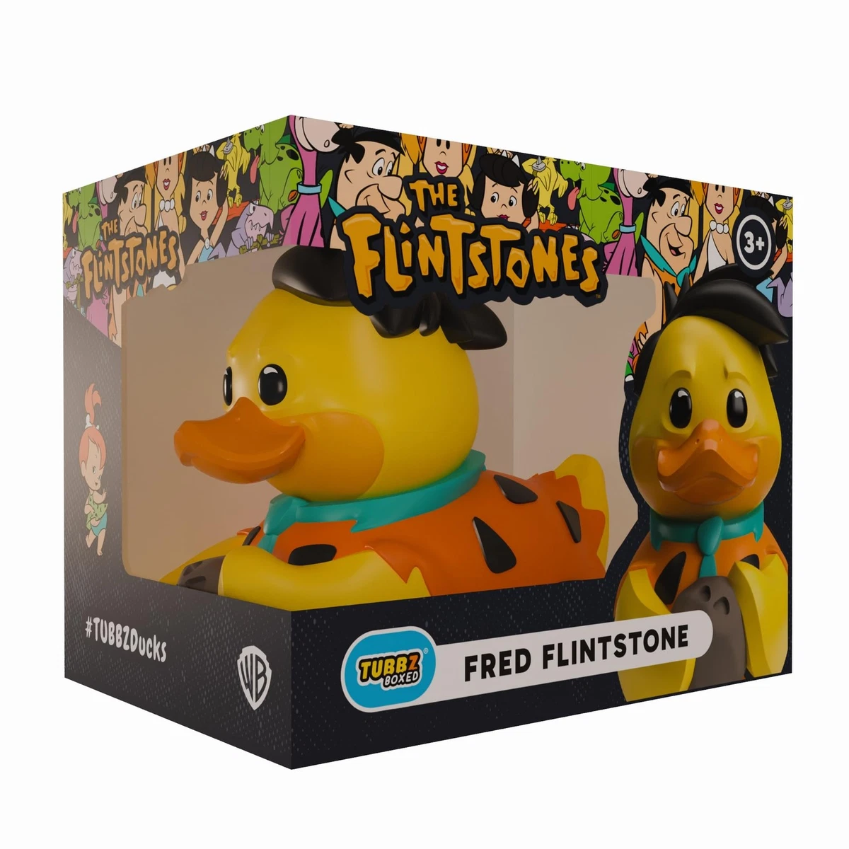TUBBZ Boxed Edition: Flintstones - Fred Flintstone Cosplaying Rubber Duck Vinyl
