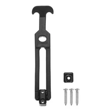 1-Pack T-Handle Rubber Flexible Draw Latches,7.9" Latches for Toolbox, Black