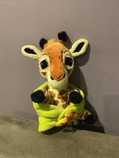 Disney Parks Animal Kingdom Baby Giraffe 11" Plush Blanket Stuffed Animal