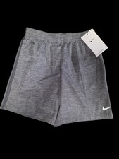 Nwt Boys Size 6 Nike Dri Fit Smoke Grey Basketball Shorts