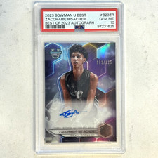 2022-23 Bowman University Best Basketball Cards Checklist and Odds 30