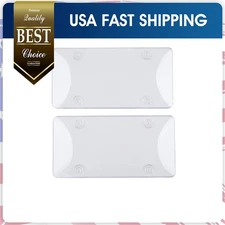 Plate Tag Frame Covers for Car Truck Pair License Plate Tag Frame Covers