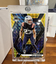 Panini 2025 Mosaic Kyle Dugger #49 Gold Mosaic Prizm Serial # /8 Patriots