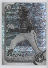 2022 Bowman Chrome Black & White Mini-Diamond Refractor Hendry Mendez 17hf