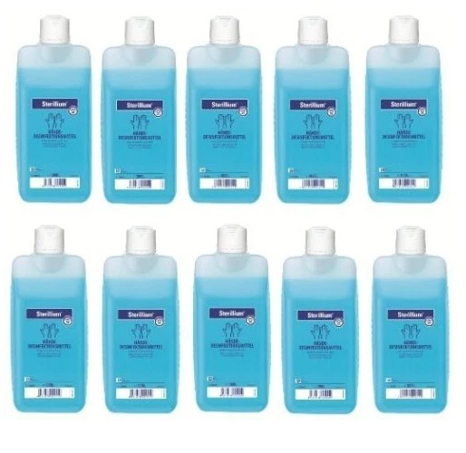 KK HYGIENE 10 x 1000 ml Sterillium Händedesinfektion Hartmann Bode Desinfektion Sterilium