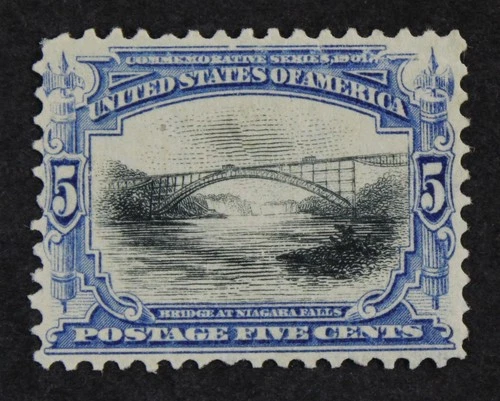 CKStamps: US Stamps Collection Scott#297 5c Unused NG Tiny Tear Signed