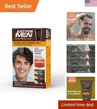 Control GX Grey Reducing 2-in-1 Shampoo and Conditioner, Gradual Hair Color w...
