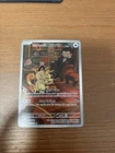 Team Rockets Meowth Destined Rivals Illustration Card 203/182 NM Condition
