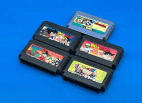 Lot 5 Dragon Ball 1 2 3 4 5 SET  Famicom Nintendo Japan