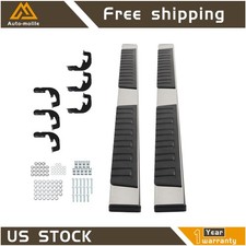 Running Boards For Chevy Silverado Double Cab 2019-2023 6 Nerf Bars Side Steps