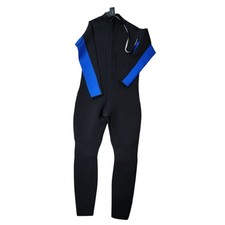Lemoreen Men's Black/Blue Long Sleeve and Legs Wetsuit Size Medium NWT