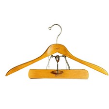 Vintage The Setwell Wooden Clamp Pants Suit Jacket Hanger Valet