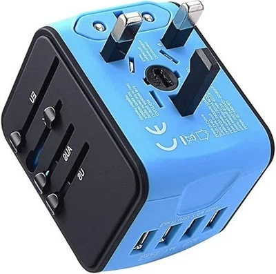 JMFONE International Travel Adapter Universal Power Adapter Worldwide All in 1 , 4USB-A
