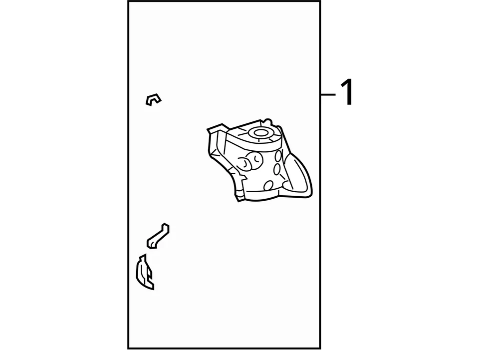 ADEQUADO PARA 2009-2010 PONTIAC VIBE PANEL FRT COM H 19183839 - NOVO FABRICANTE DE EQUIPAMENTO ORIGINAL 19183839 - Imagem 3 de 3