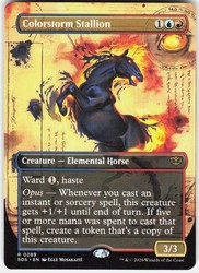 Colorstorm Stallion (Borderless) #299 Secrets of Strixhaven