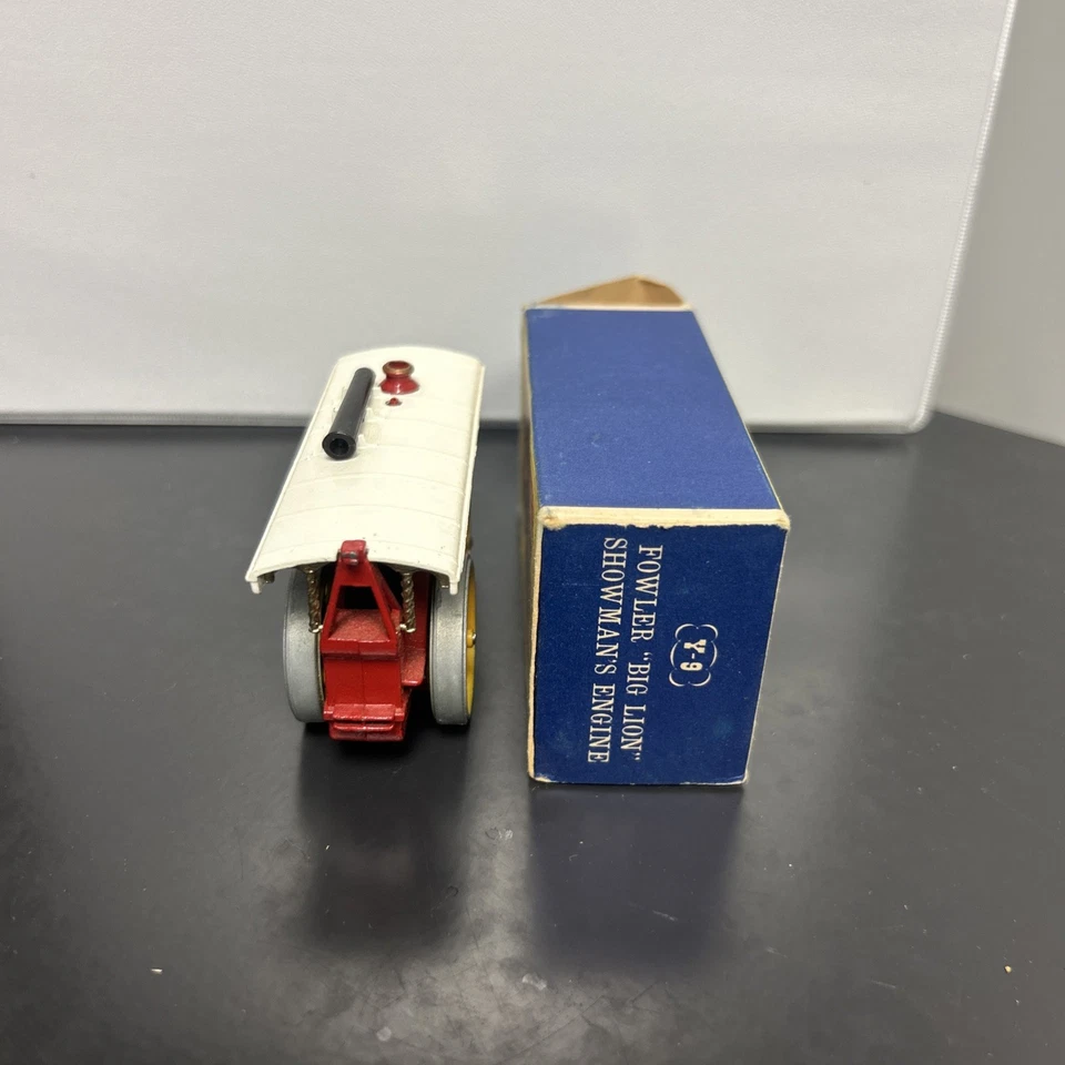 1960s Lesney MATCHBOX Models of Yesteryear Y9 Fowler Big Lion Showman Engine MIB - Image 4 of 4