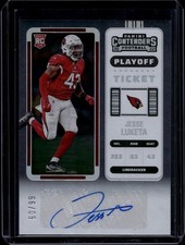 2022 Panini Contenders #260 Jesse Luketa Playoff Ticket #/99