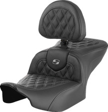 Saddlemen Roadsofa Gray Lattice Gel Seat w/ B...