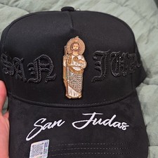 MZ Black Snapback Cap Adjustable One Size San...