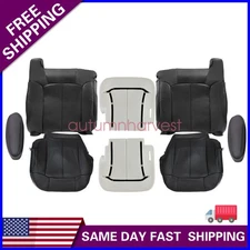 For 1999-2002 Chevy Silverado GMC Sierra Front Leather Seat Cover & Foam Cushion