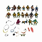 Vintage TMNT Teenage Mutant Ninja Turtles Lot Of 18 Action Figures/Some Weapons