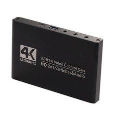 USB 3.0 HD Video Capture Card 4K Camera Computer Game Live Recording Box