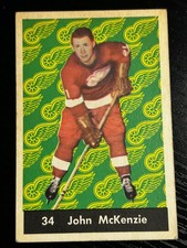 John McKenzie 1961-62 Parkhurst 34 Detroit Red Wings