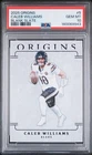 2025 Panini Origins - Blank Slate Caleb Williams #5 SSP Case hit PSA 10 POP 6