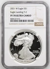 2021 W Proof American Silver Eagle T2 NGC PF70 - A358