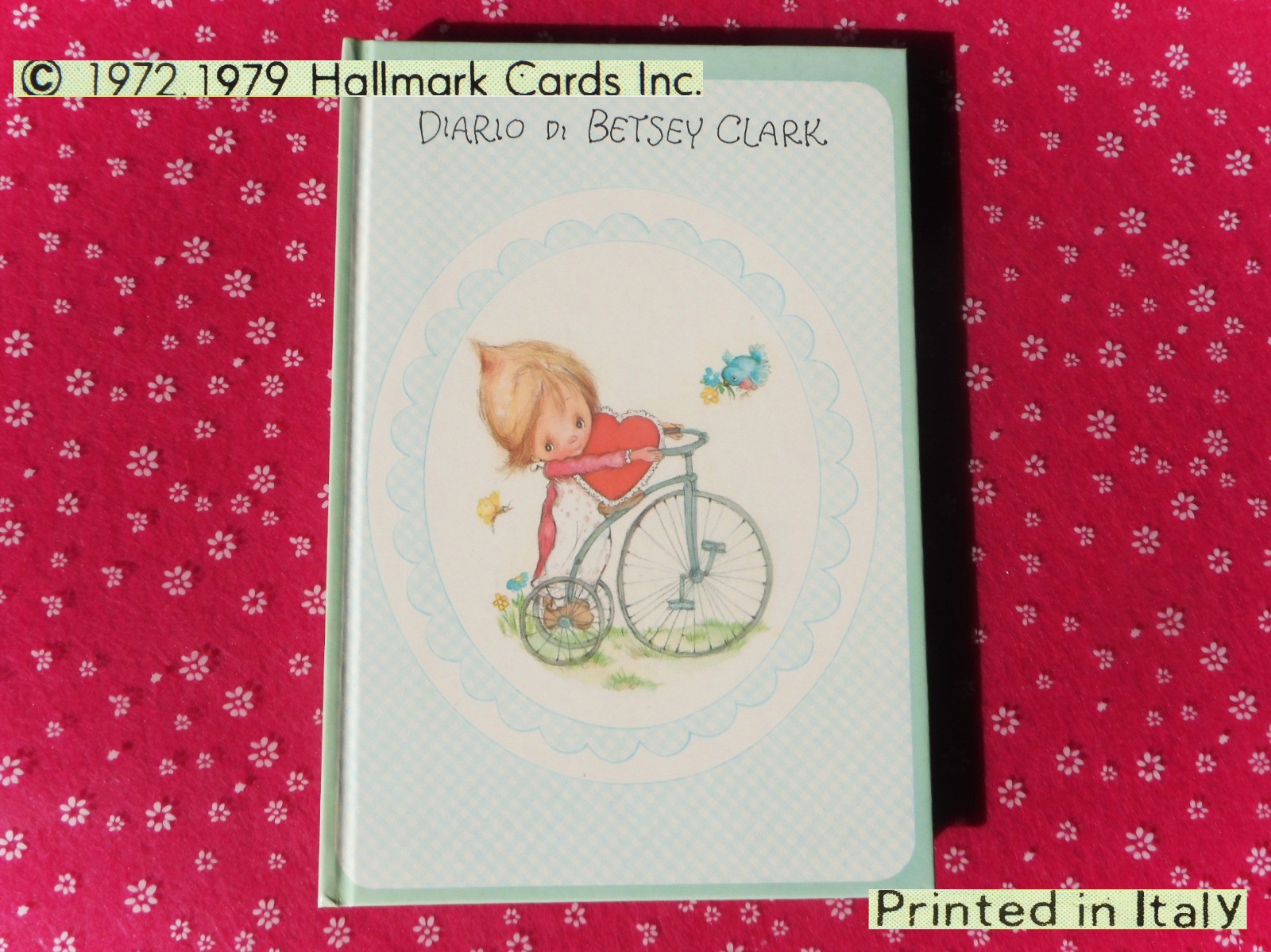 💗 Hallmark BETSEY CLARK Vintage 1980 DIARIO agenda scolastico rare school diary