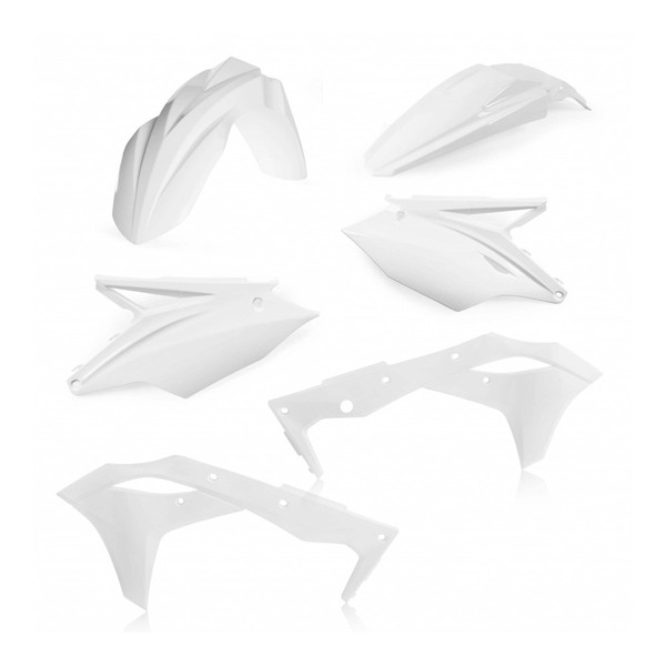 Acerbis Motorrad Plastiksatz Kit Kawasaki KXF 250 2017 Weiss Plastik-Set-image