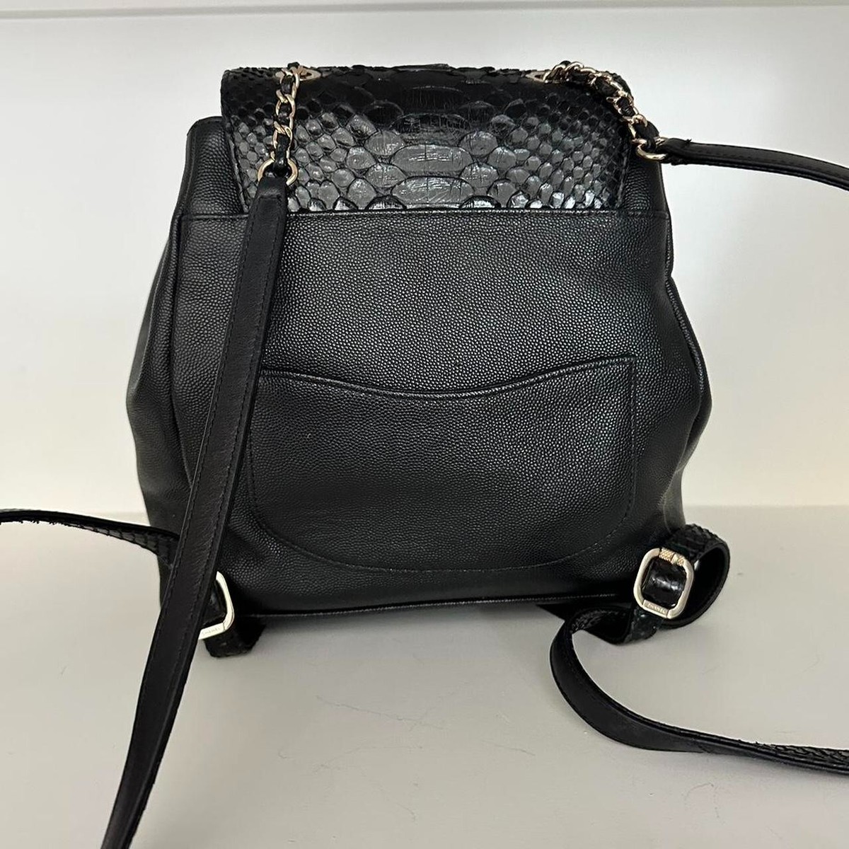 Chanel Business Affinity Backpack #220192C28B CHANEL Business Affinity Caviar Quilted Backpack Black main image 3