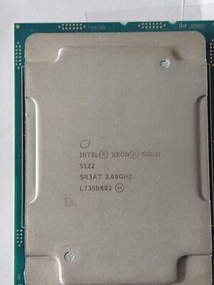 Intel Xeon Gold 5122 // SR3AT // 4x Kerne, 8x Threads @3,60 GHz, 16,5 MB L3