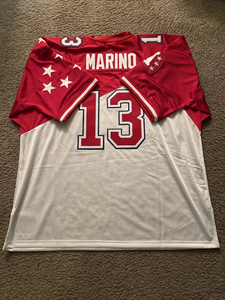 Camiseta Auténtica 4XL de los Miami Dolphins AFC Dan Marino Mitchell & Ness 1994 NFL Foto 4 de 4