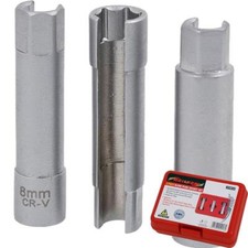 Neilsen 3pc Glow Plug Socket Set Metric 8mm 9mm 10mm Sockets Hub Removal 