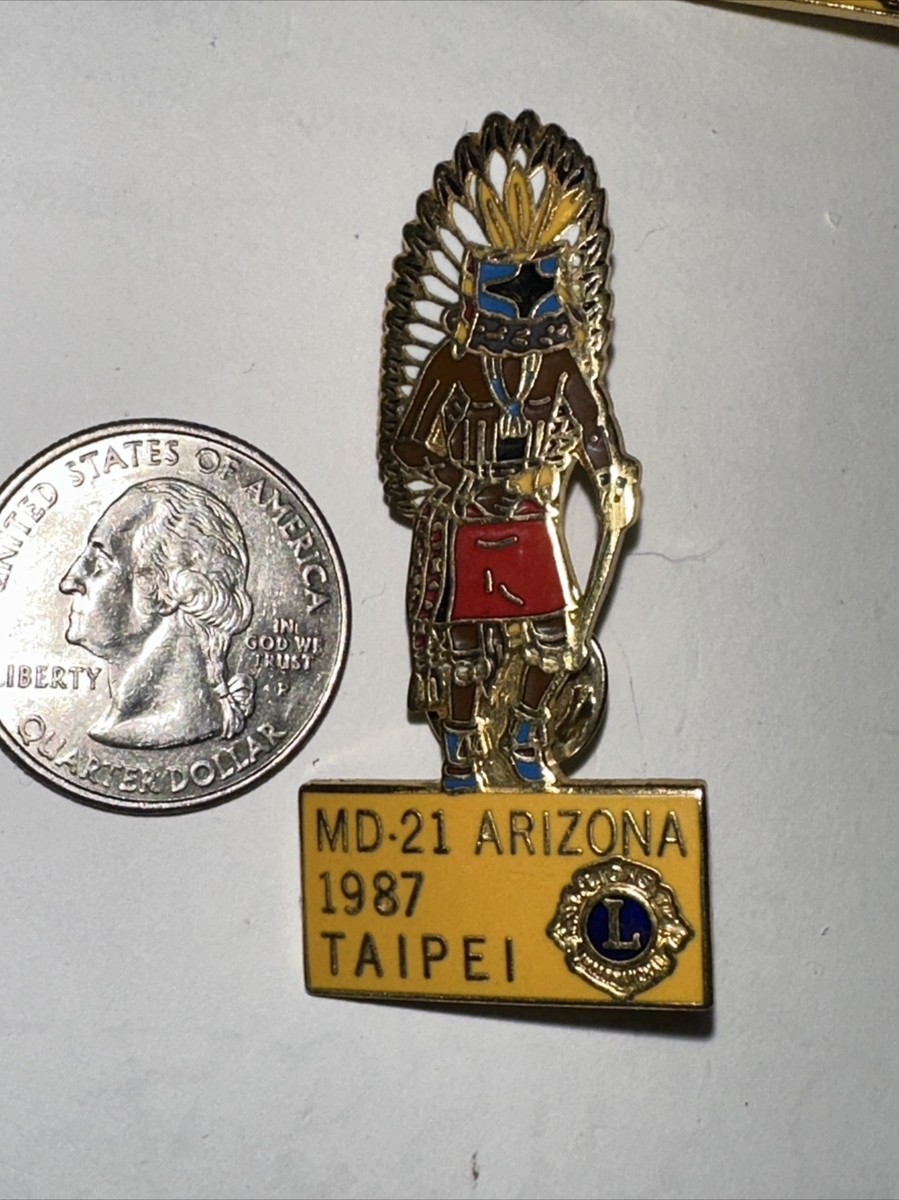 Lions Club International Collectible Trading Pin 1987 Arizona