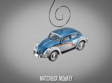 Classic Deluxe Volkswagen Beetle Custom Christmas Ornament VW Bug Herbie 1/64
