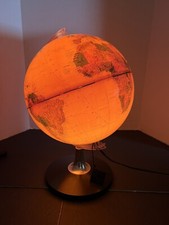 MAPPAMONDO VINTAGE NOVA RICO Italia Rico Firenze GIALLO ILLUMINATO METÀ SECOLO