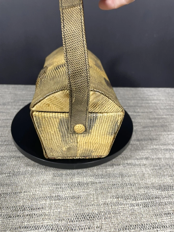 Piel de serpiente de colección (¿o posible piel de lagarto?)  Bolso de mano o monedero LEER Mira fotos Foto 2 de 4