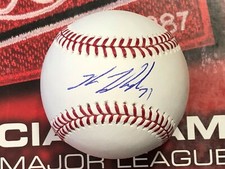 Kyle Freeland Signed Official Baseball COA ROMLB Colorado Rockies