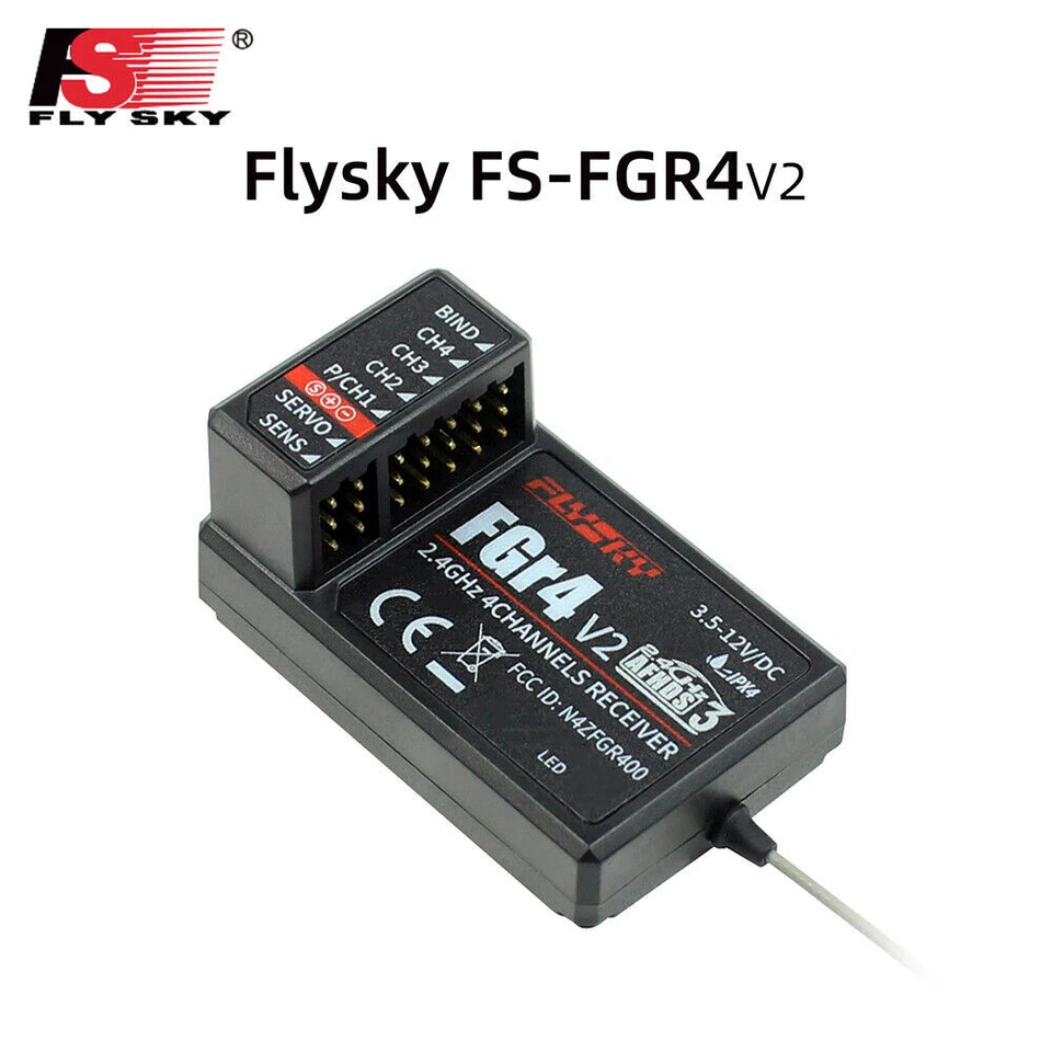 Flysky 4CH 2.4G FGR4 FS-FGR4 Receiver Can Be PPM/IBUS for FS-FG4 Transmitter - Image 4 of 4