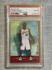 2003 Flair LeBron James Wave of the Future Rookie Card PSA 8