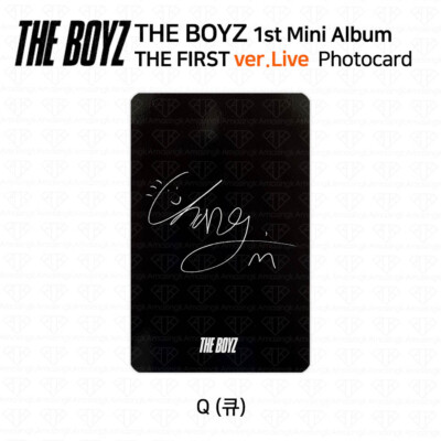 THE BOYZ 1st mini album The First Official Photocard Live Version