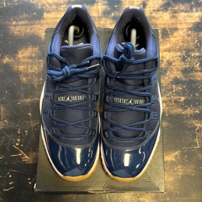 Air Jordan 11 Retro Low Navy Gum 528895 405 Midnight Navy/Wht-Gum